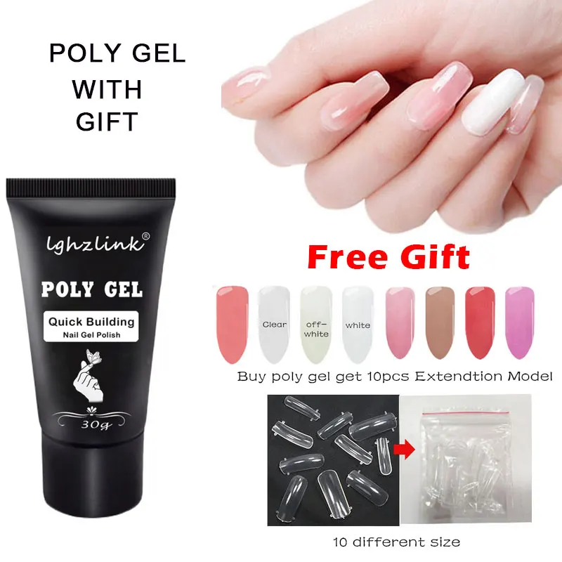 

Lghzlink Polygel For Nail Extensions High Quality Acrylic Builder Gel UV Gel Nail Polish Forms For Nail Extensions Manicure
