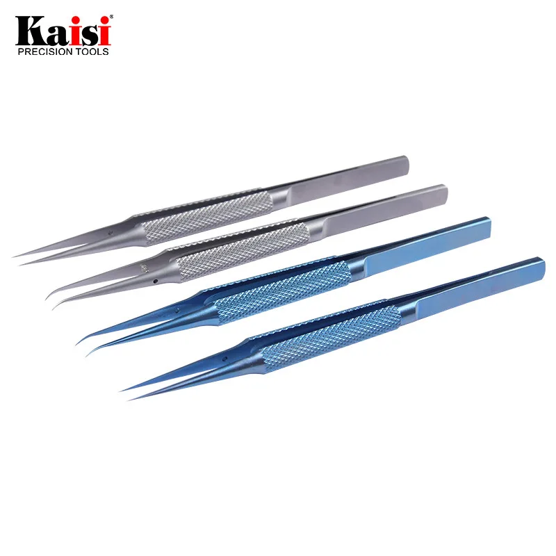 

Kaisi 0.15mm Repair Fly Line Fingerprint Tweezers Repair Tools Fingerprint Tweezers And 0.02 Mm Motherboard Fly Line Maintenanc