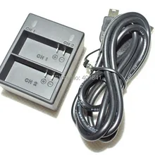 Dual USB Зарядное устройство для GoPro Зарядное устройство AHDBT-201, AHDBT-301, ahdbt-302