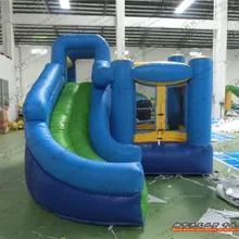 Надувной батут с горкой для детей коммерческий батут с горкой для детского сада снаружи или внутри игрушки