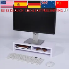 Хорошее качество изготовления настольный монитор Стенд для LCD TV ноутбук стеллаж для выставки товаров для защиты позвоночника шеи Экран Riser полка офисный стол