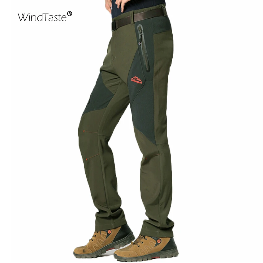 WindTaste de los hombres de invierno cálido Softshell pantalones de lana al aire libre impermeable a prueba de viento senderismo deporte senderismo Camping pantalones 5XL KA054 WindTaste de los hombres de invierno cálido Softshell pantalones de lana al aire libre impermeable a prueba de viento senderismo deporte senderismo Camping pantalones 5XL KA054