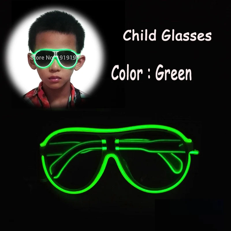 child glasses-green