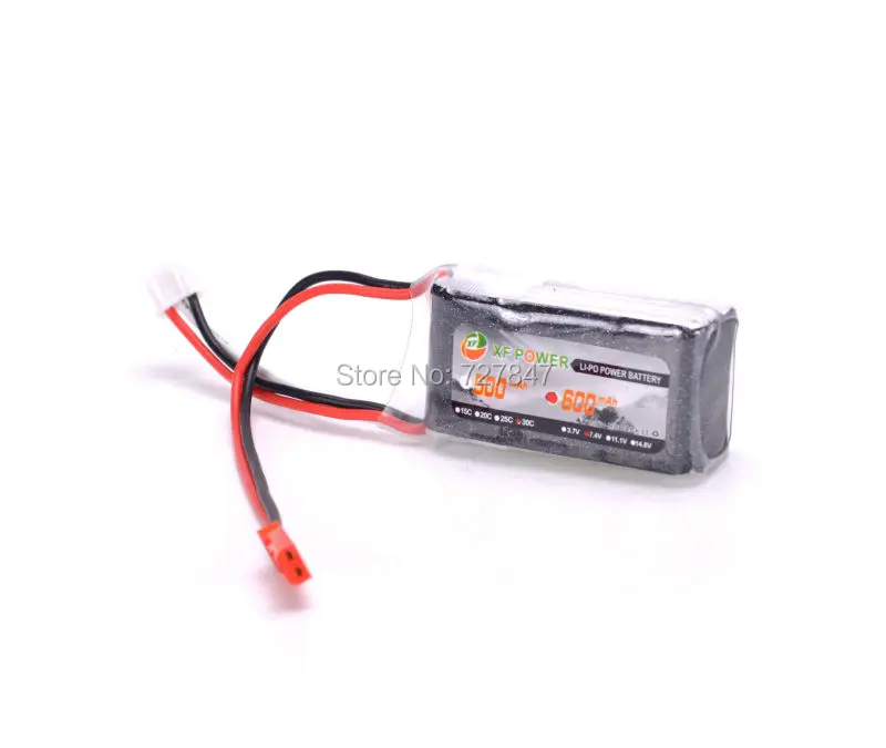 Высокое качество XF power 7 4 V 600 mAh 2 S 30C Lipo батарея JST Plug перезаряжаемая для игрушки на