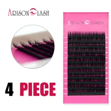 Charming Lashes 4 pcs 0.15 J/B/C/D Curl Mink Eyelash Extension Thin and Soft Material 3d 6d Voluming lashes Tray Lash