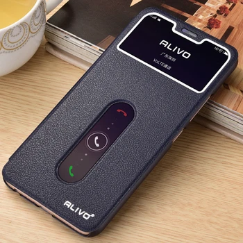Перейти на Алиэкспресс и купить ДЛЯ vivo Y19 чехол 6,53 с окошком обзора откидная подставка ПК чехол для vivo Y19 чехол ответ кожаный чехол для телефона s для vivo U3 Y5S vivo Y19 Y 19