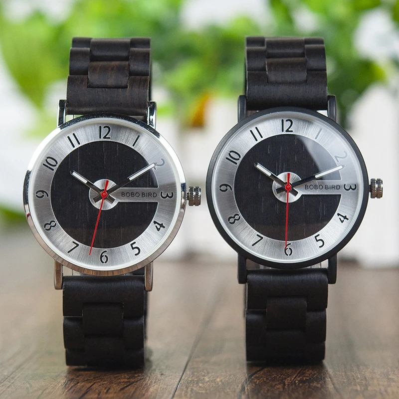 BOBO BIRD High Quality Watch Men Quality Wooden Quartz Male Metal Watch face Gift box saat erkek clock Top Brand Luxury
