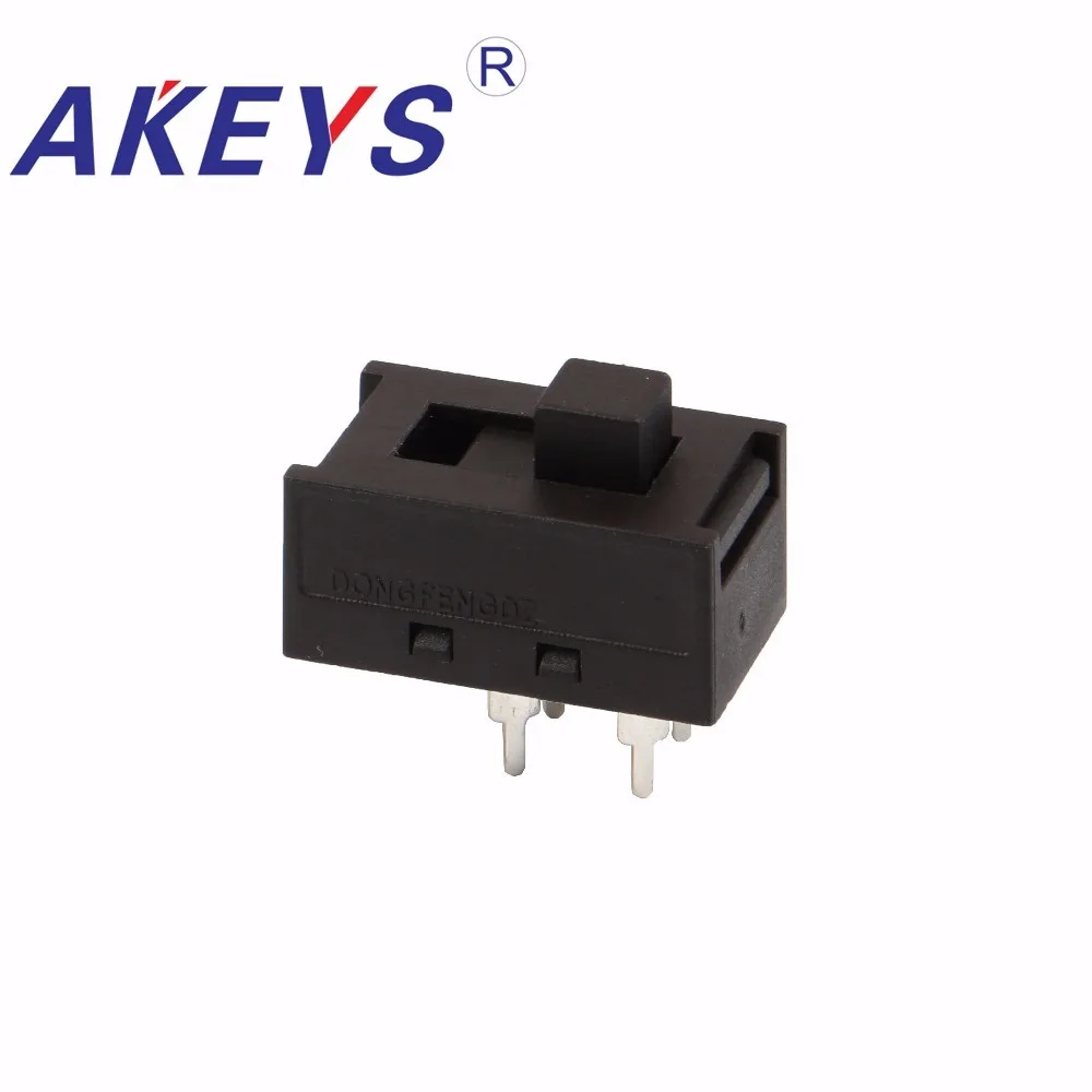 

10PCS SS-22N02 High current toggle switch DIP 2 position 6 pin 230V-115V 2P2T slide switch SS-22N06