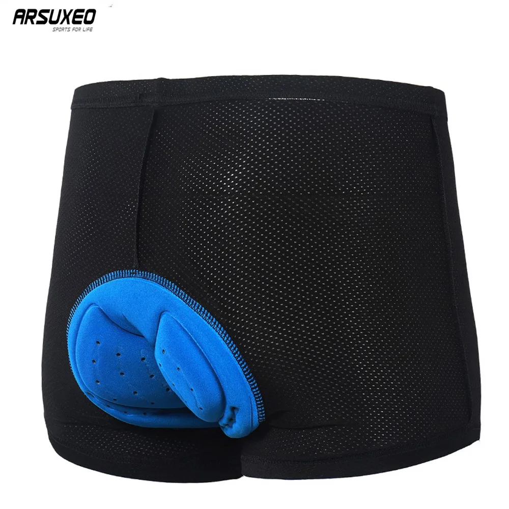 

ARSUXEO Cycling Bike Bicycle mountain road biking riding silicone bib padded underwear shorts undershorts underwear 008