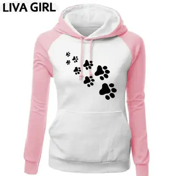 

Autumn and winter women's explosion models wish hot trend cat claw print women's clothing