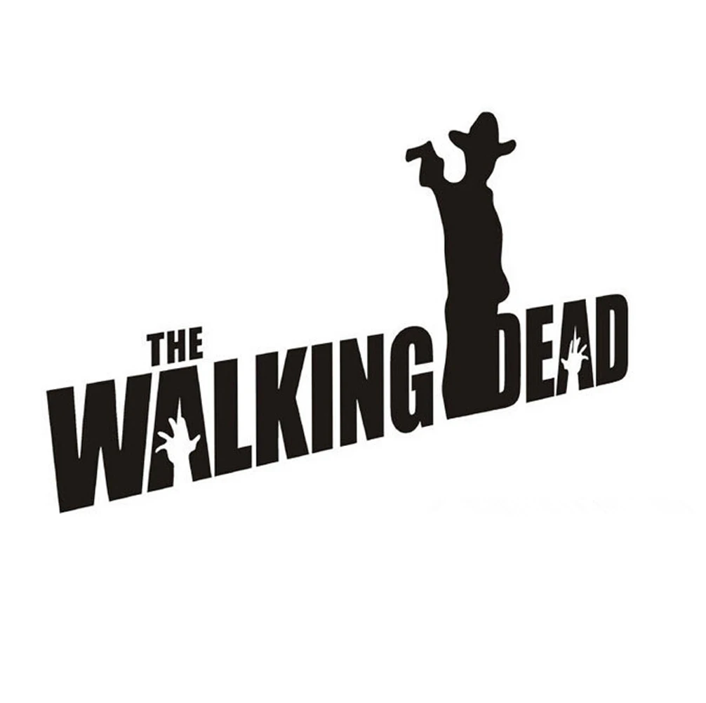 

Cheap Price Personality Car Sticker Word Walking Dead Styling Body Car Sticker