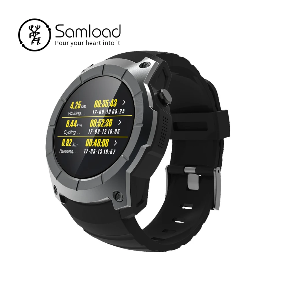 

Smart Watch Bluetooth Band Sports Micro SIM Storage Card GPS Running Walking Heart Rate Tracker For IOS Android Alarm Clock Men