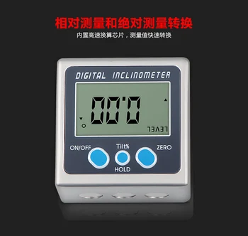 

No battery New Electronic High Precision Digital Display Inclinometer Angle Scale with Magnetometer Angle Gauge