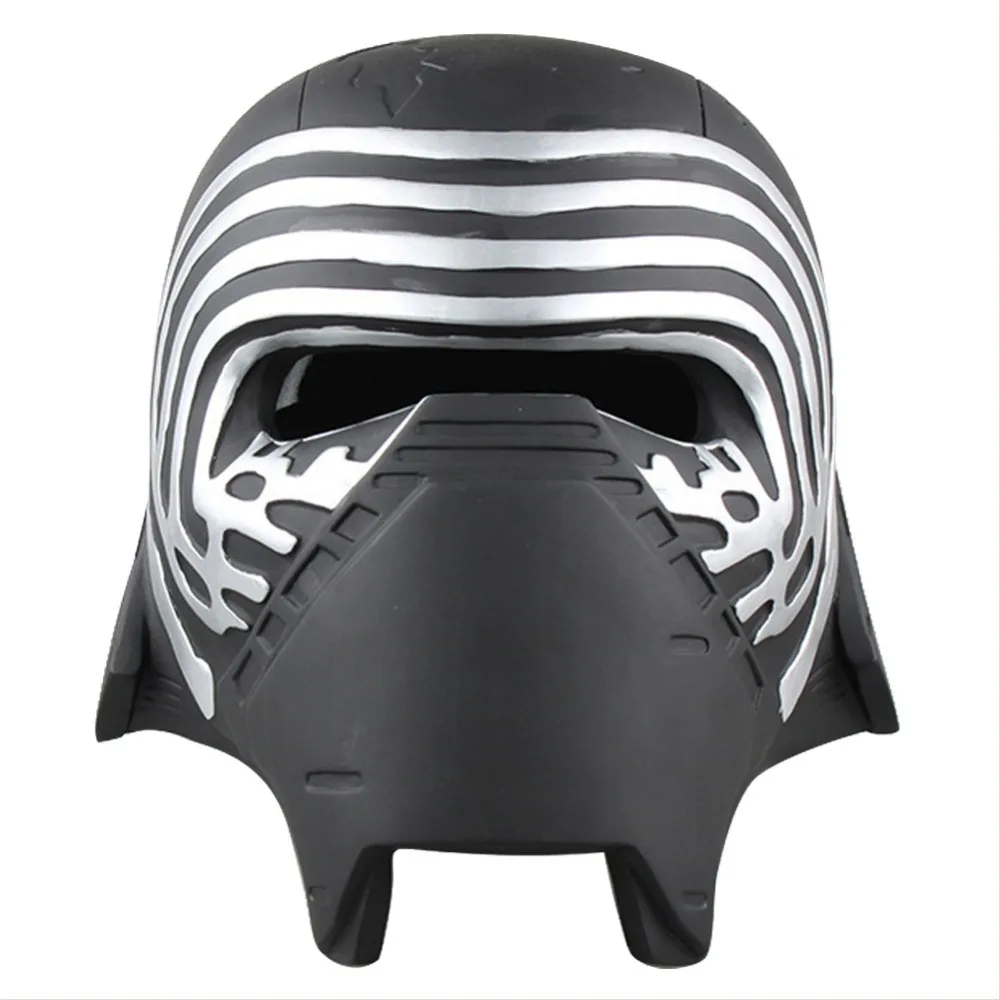

High Quality Star Wars 7 Cosplay The Force Awakens Kylo Ren Cosplay Mask Halloween Cosplay PVC Head Helmet With Mask