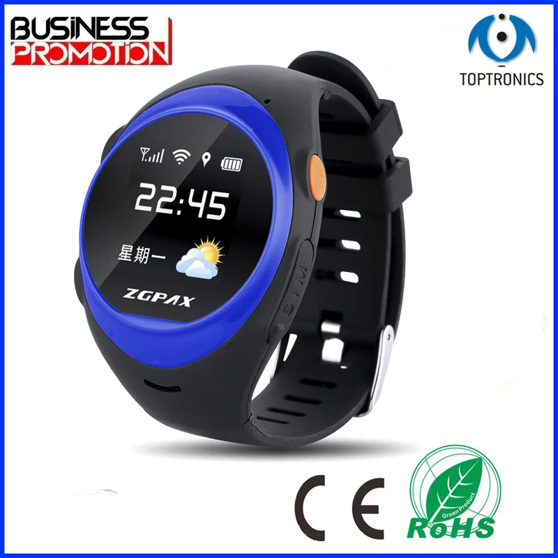 

2G Dual Smart Wrist Watch Kid Wristwatch Sport Clock Support SIM Card GPS AGPS Wifi SOS 1.2" HD Screen For Children Old Man