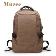 Muzee canvas backpack vintage canvas laptop men’s backpack school bag rucksack daypack ME0568
