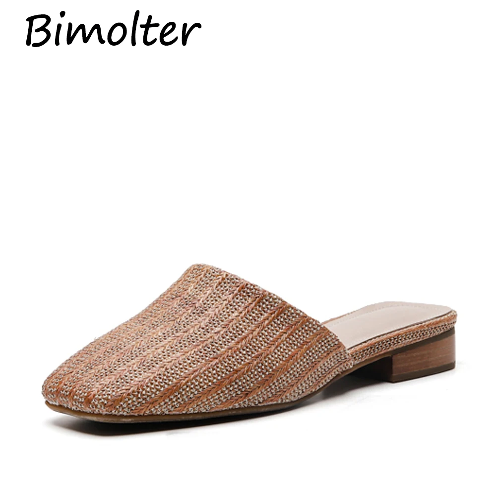 Bimolter/домашние тапочки из натурального тропического Королевского ротанга