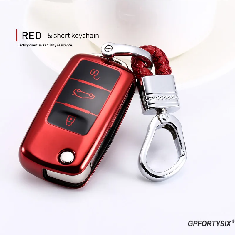 

Full Coverage TPU Car key Cover Case Bag For VW Volkswagen Skoda Golf 7 Polo Sagitar Tiguan Passat Jetta Bora MK5 MK6 T5 Beetle
