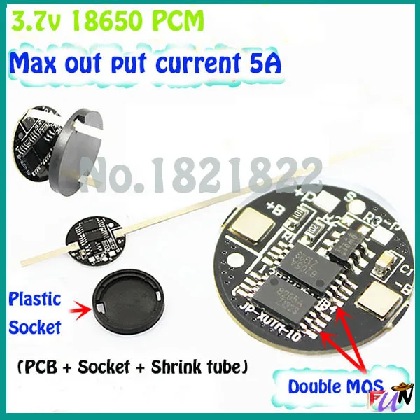 Защитная плата для литиевых аккумуляторов 3 7 В 18650 pcm pcb никелевая пластина