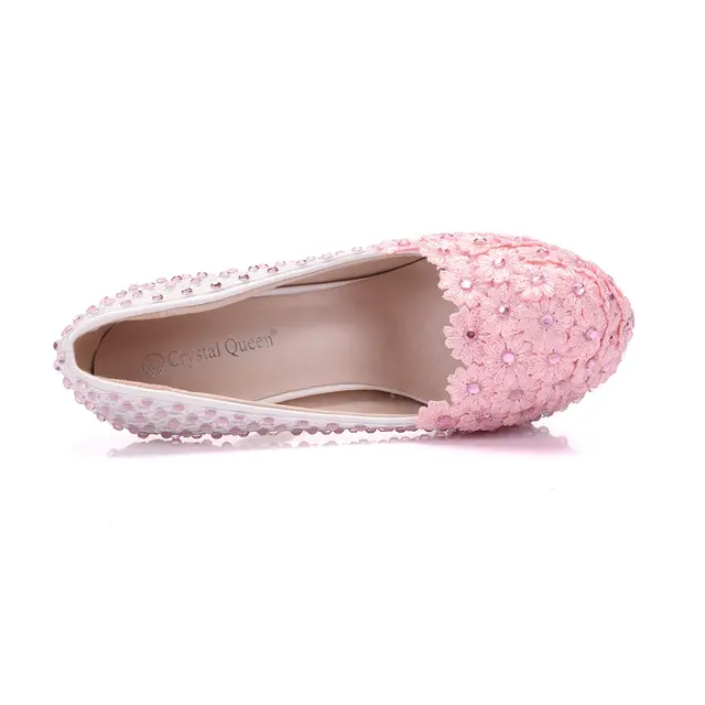 US $35.0 30% OFF|Kristall Königin Weiße Spitze Blumen Frauen High Heels Schuhe Runde kopf Paltform Brautschuhe Hochzeit Schuhe Fliegen Zwei Stücke US $35.0 30% OFF|Kristall Königin Weiße Spitze Blumen Frauen High Heels Schuhe Runde kopf Paltform Brautschuhe Hochzeit Schuhe Fliegen Zwei Stücke