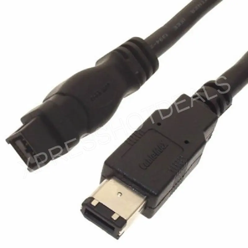9 PIN к 6 IEEE 1394B FIREWIRE 800 400 кабель для ПК DV MAC 6FT|firewire 400|firewire 800cable for pc |