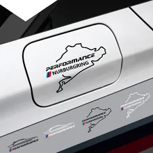 Стиль автомобиля Наклейка на крышку топливного бака гоночный дорожный Nurburgring для BMW e46 e90 e60 e39 f30 f34 f10 e70 x3 x4 x5 x6 f22 f20 f32 f36
