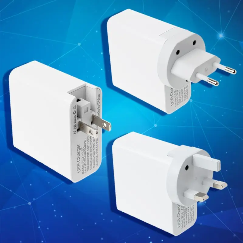 

18W Quick Charge 3.0 3x USB QC3.0 Fast Charger Type C Wall Charger Power Adapter for iPhone Samsung Xiaomi Huawei Mobile Phone