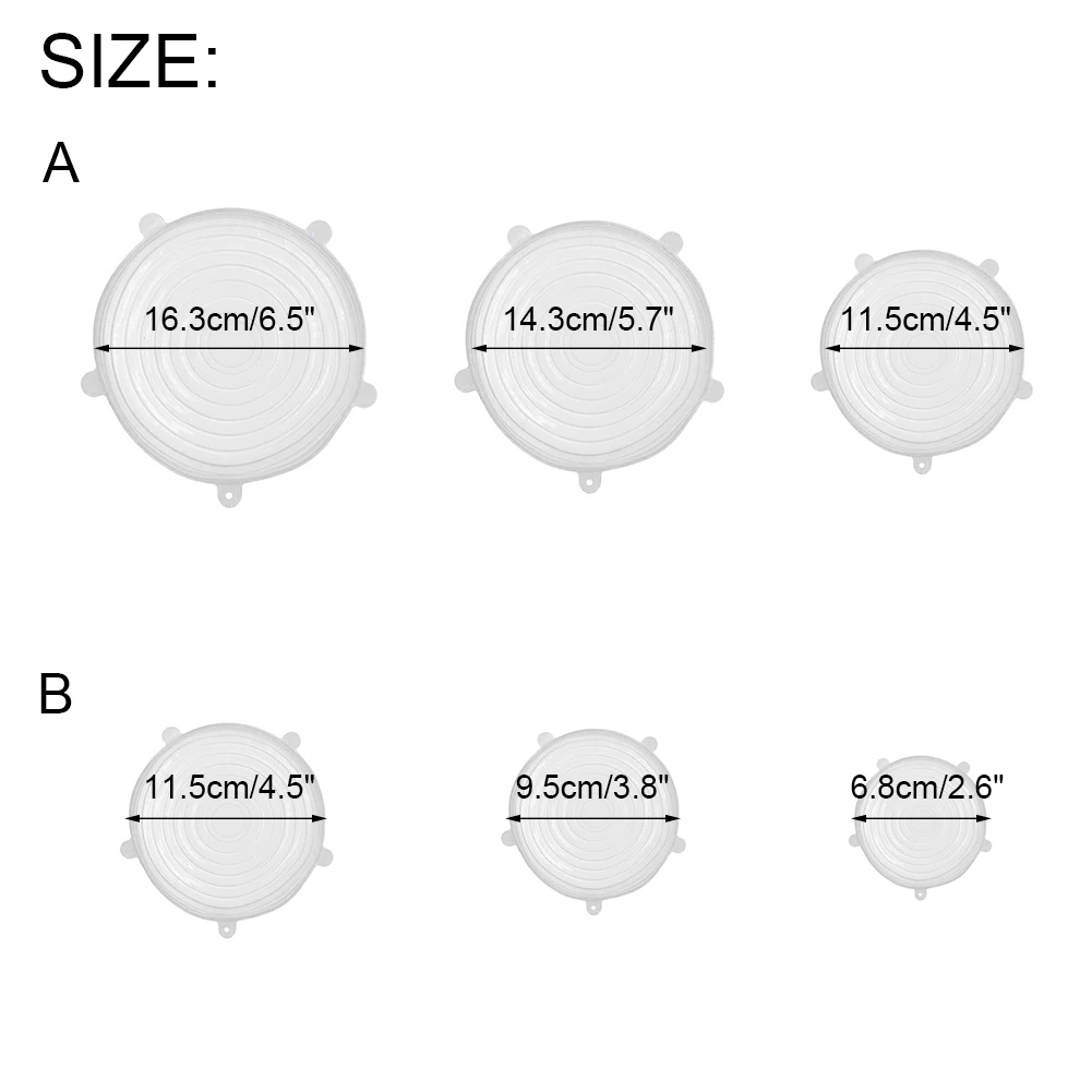 3 шт силиконовые стрейч многоразовые крышки герметичные пищевые обертывания крышки сохраняют свежесть уплотнения чаши эластичные обертывания крышки кухонная посуда