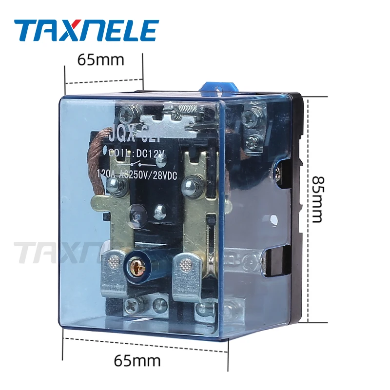 Высокомощное реле 12V 24VDC 220VAC JQX-62F 2Z 80A серебряное Контактное электрическое реле PCB