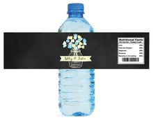 48x Personalized Water Bottle Labels Wedding Decorations Favors Gifts Tags Personalised Candy Stickers Customized Family Name