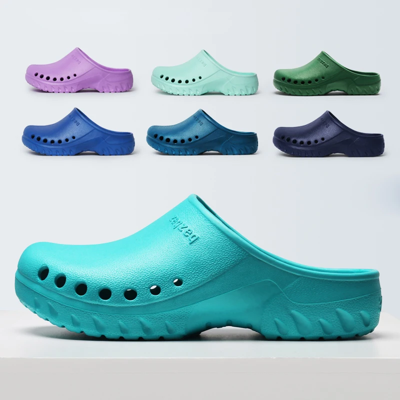 Men's Classic Surgical Shoes Doctor Medical Shoes Safety Surgical Clogs Slippers Cleanroom Chef
