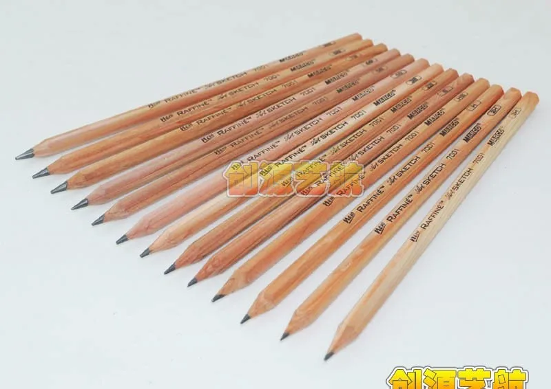 12 шт. профессиональный графический карандаш для эскизов 3H-9B бессвинцовые карандаши для рисования Дешевые