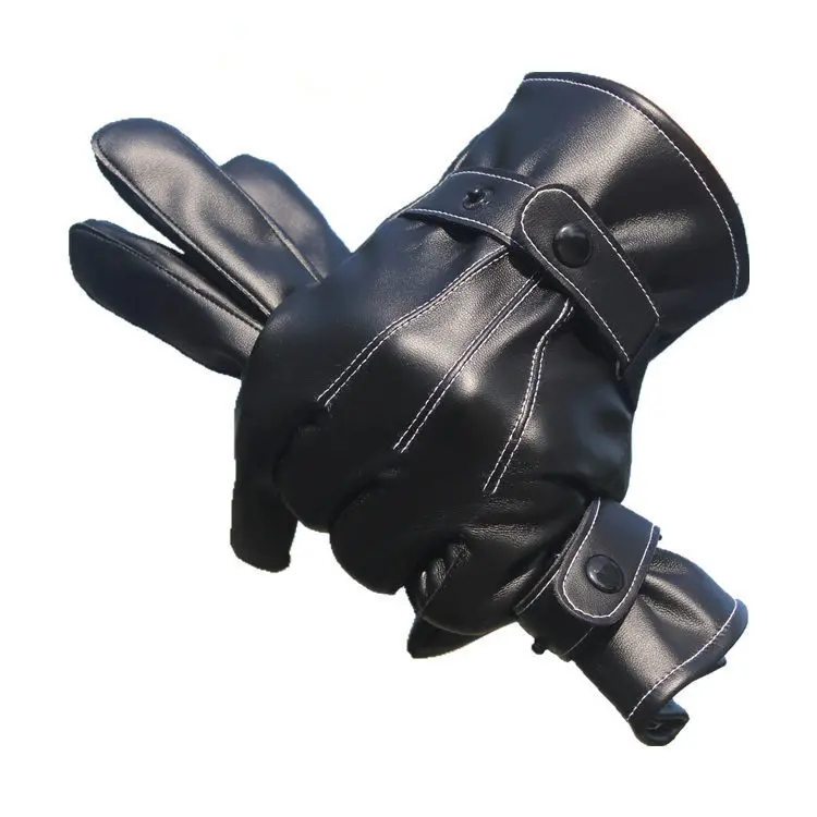 

Sport Leather Fishing Gloves Full Finger Winter Waterproof Warm Motorcycle Riding Glove Hiking Sports Fishing Equipment