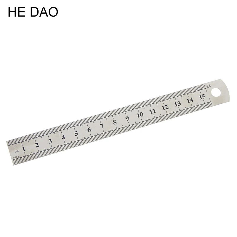 

15cm Sewing Foot Sewing Stainless Steel Metal Straight Ruler Ruler Tool Precision Double Sided Measuring Tool