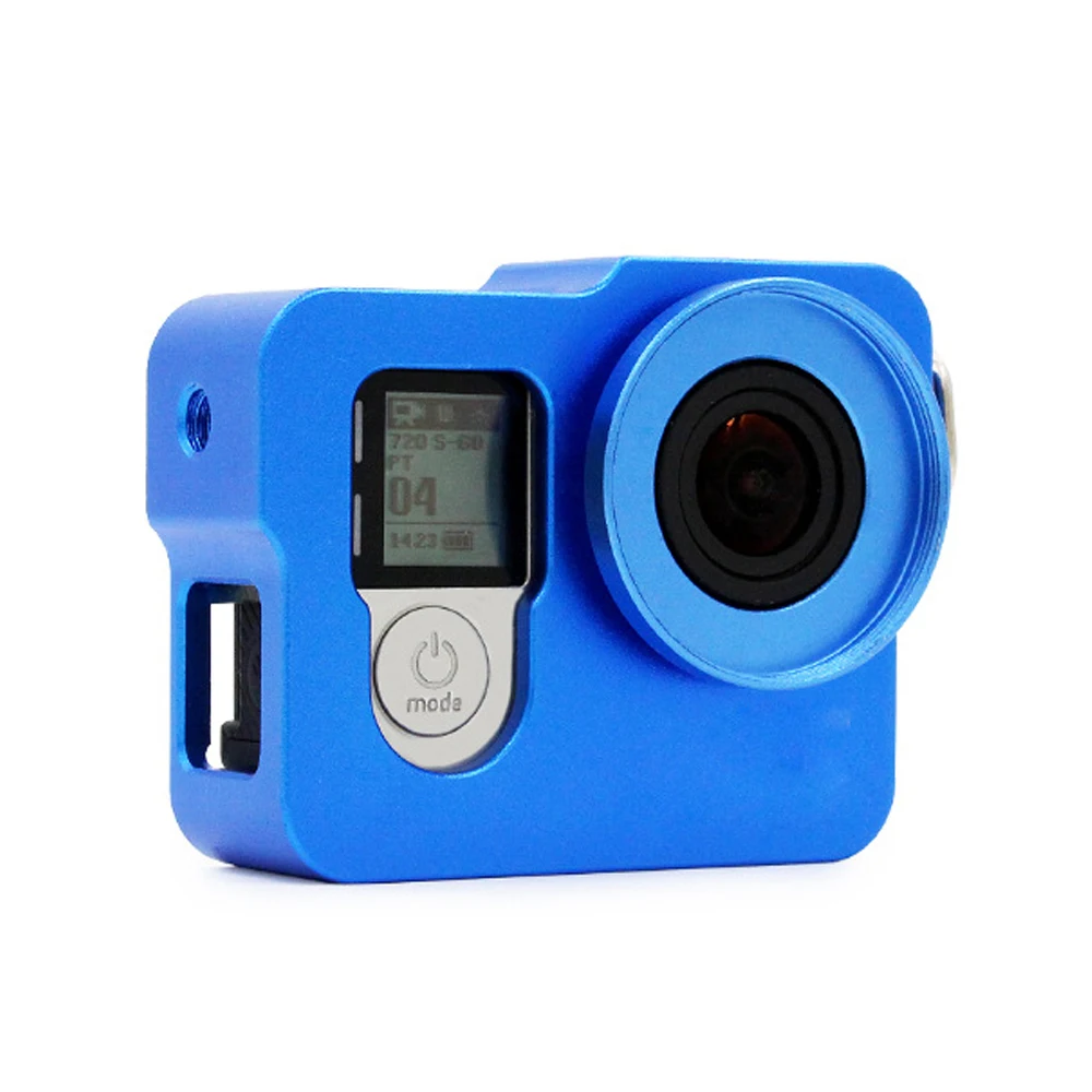 Для GoPro алюминиевая оболочка рамка защитный корпус чехол с УФ фильтром крышка