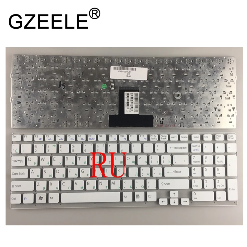GZEELE Russian laptop Keyboard for Sony vaio VPCEB36FG VPCEB4J1R VPC-EB1E9R VPC-EB VPCEB VPC EB pcg