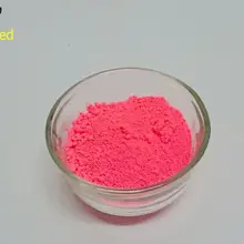 Неоновый красного цвета фосфор Косметическая пудра флуоресцентный пигмент для печати, 100 г/лот Косметическая пудра флуоресценции живопись