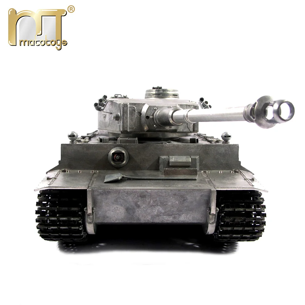 MATO 1220 100% Metal 2.4G RC Tank 1 16 German Tiger 1 Infrared Battle Recoil Barrel BB Shooting Airsoft Ready To Run VS Tamiya