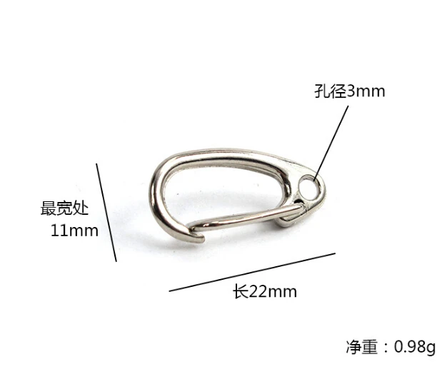 EDC gear 5 шт./лот мини карабины Пружинные застежки для альпинистского рюкзака брелок