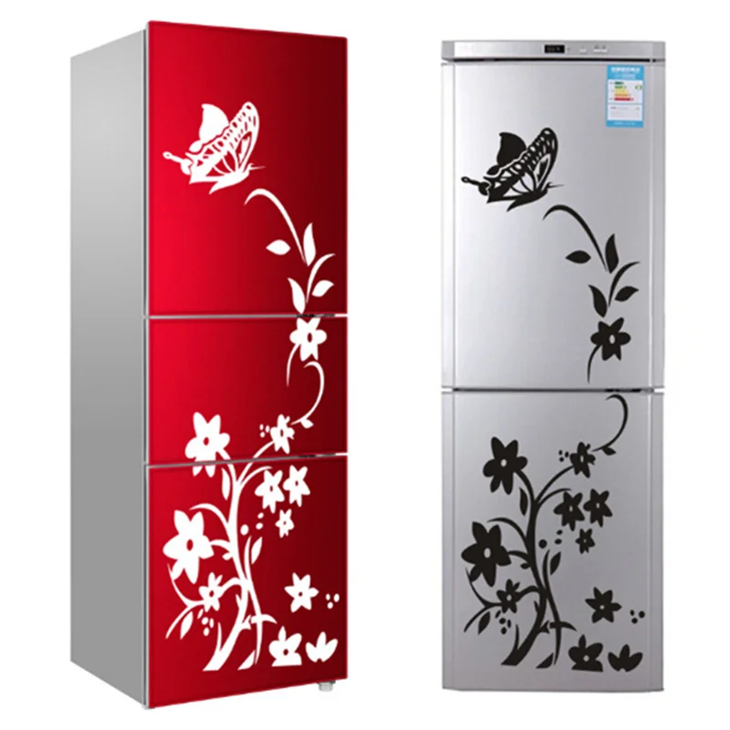 3D Wall Sticker Refrigerator butterfly Stickers For Home DIY Wall Art Decal Wallpapers PVC Self Adhesive Sticker For Kids Room