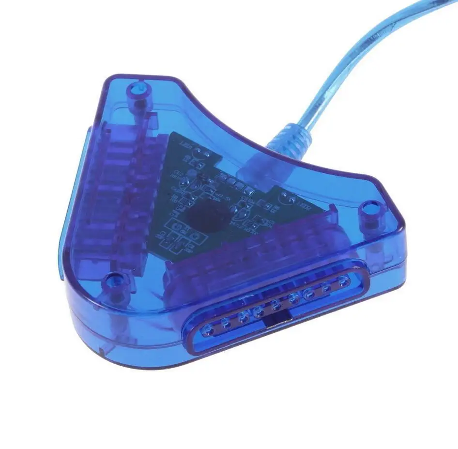 Новый конвертер кабель для sony PSX PS1 PS2 геймпад Игровые приставки 2 джойстика к ПК USB