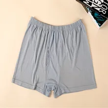 Лидер продаж, летние шорты-боксеры средней длины, шелк, стрейч, мужской на зиму и осень, большие размеры, шелковые трусы, мужские боксеры