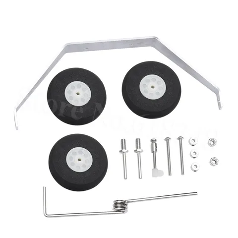 Aluminum Main Landing Gear Wheel Kit RC Airplane Cessna 182 Parts Replacement 40 Size ARF PNP Aluminum Main Landing Gear Wheel Kit RC Airplane Cessna 182 Parts Replacement 40 Size ARF PNP