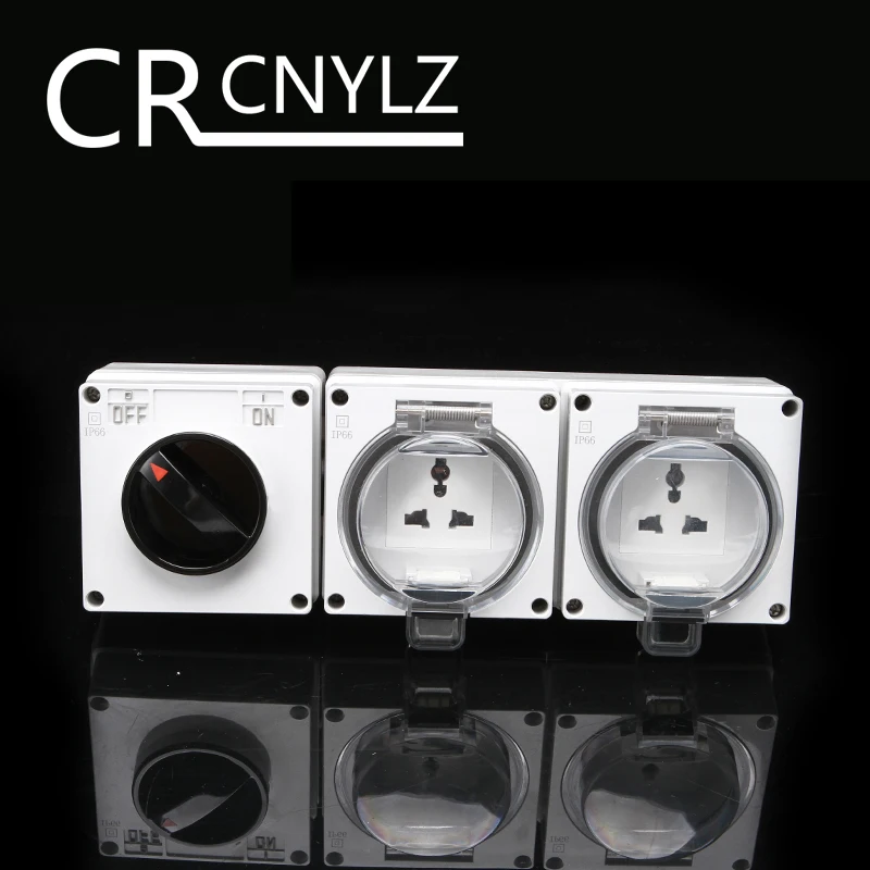 Multi function socket IP66 waterproof industrial socket outdoor