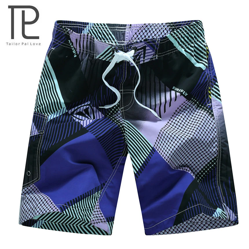 Men's Summer Beach Shorts Elastic Waist Quick Dry Stretchable Swim Trunks for Home Outdoor Running Surfing Swimming swim trunks