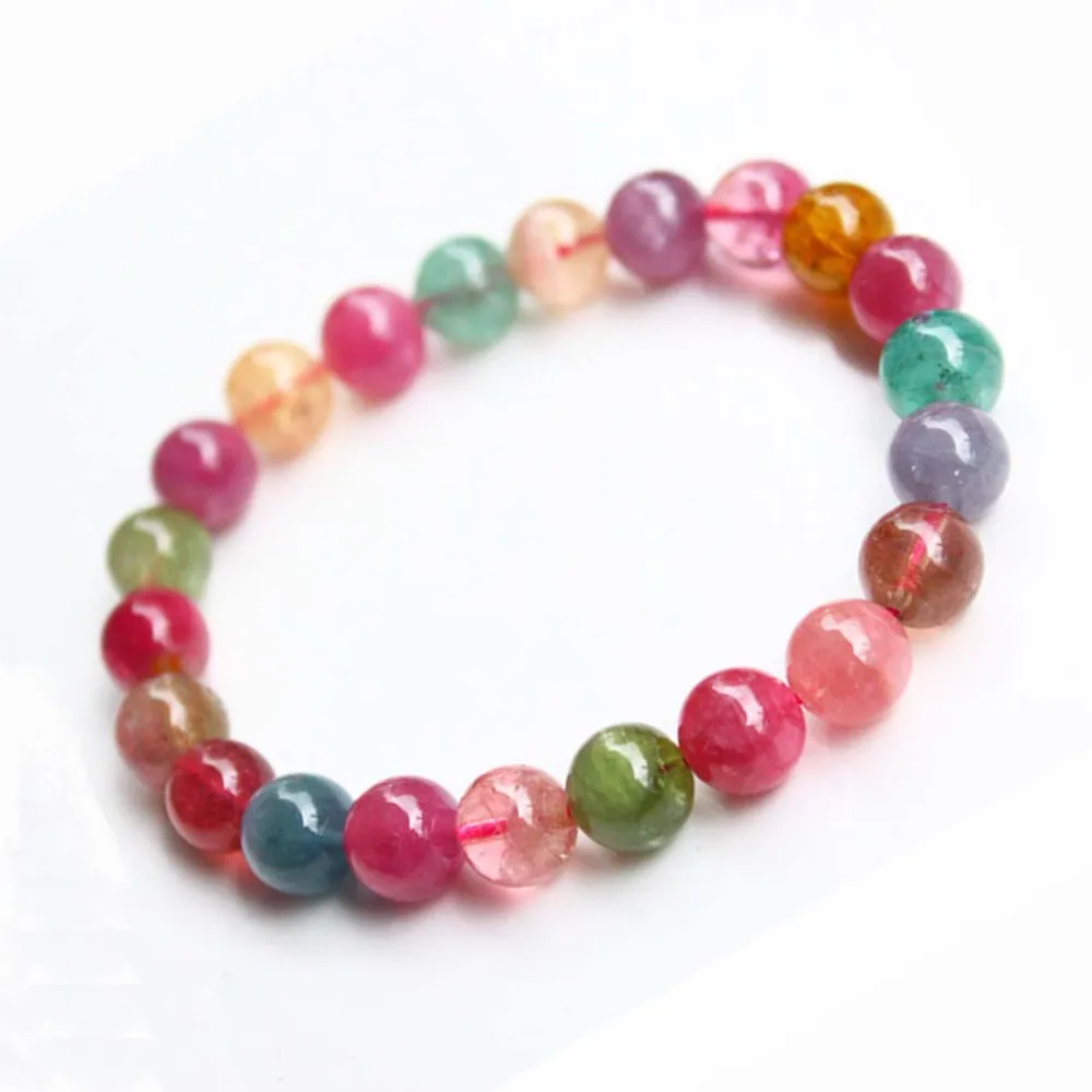 

Titanium natural crystal - tourmaline bracelet Women b01604c
