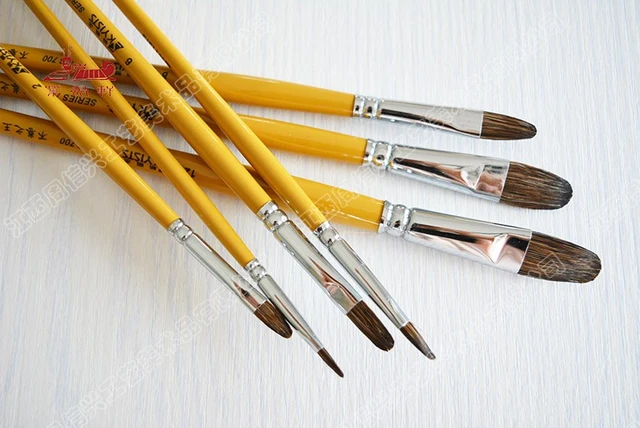 Small Paint Brush Flexible Paint Brush Set for Gouache for Watercolor for  Oil Paint - AliExpress