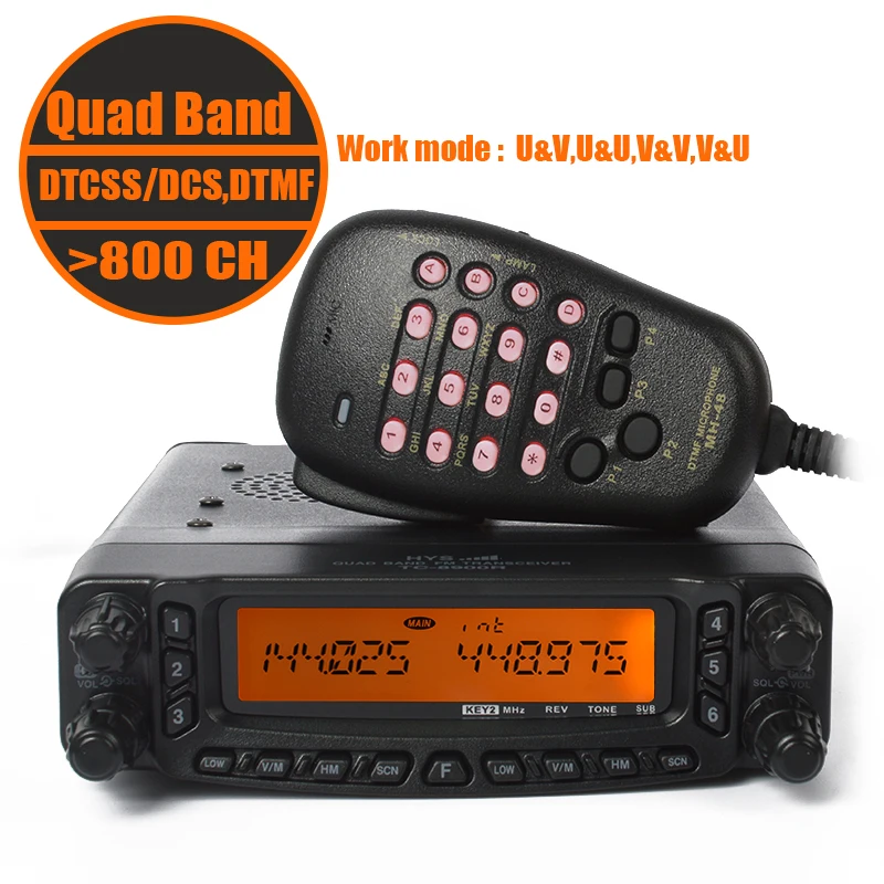 Quad Band FM Transceiver CE FCC 10 meter 6 meter 2 meter and 70cm Quad
