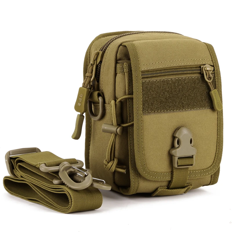 Новые мужские сумки для отдыха, нейлоновая армейская маленькая военная сумка для телефона Tatico MOLLE, поясная сумка, сумка-мессенджер на плечо