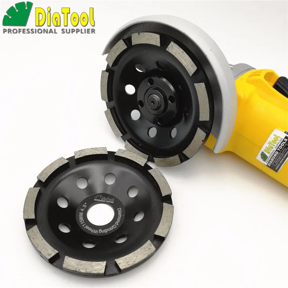 4.5" Diamond Grinding disc #30/40 coarse fast working Single Row cup wheel for abrasive material